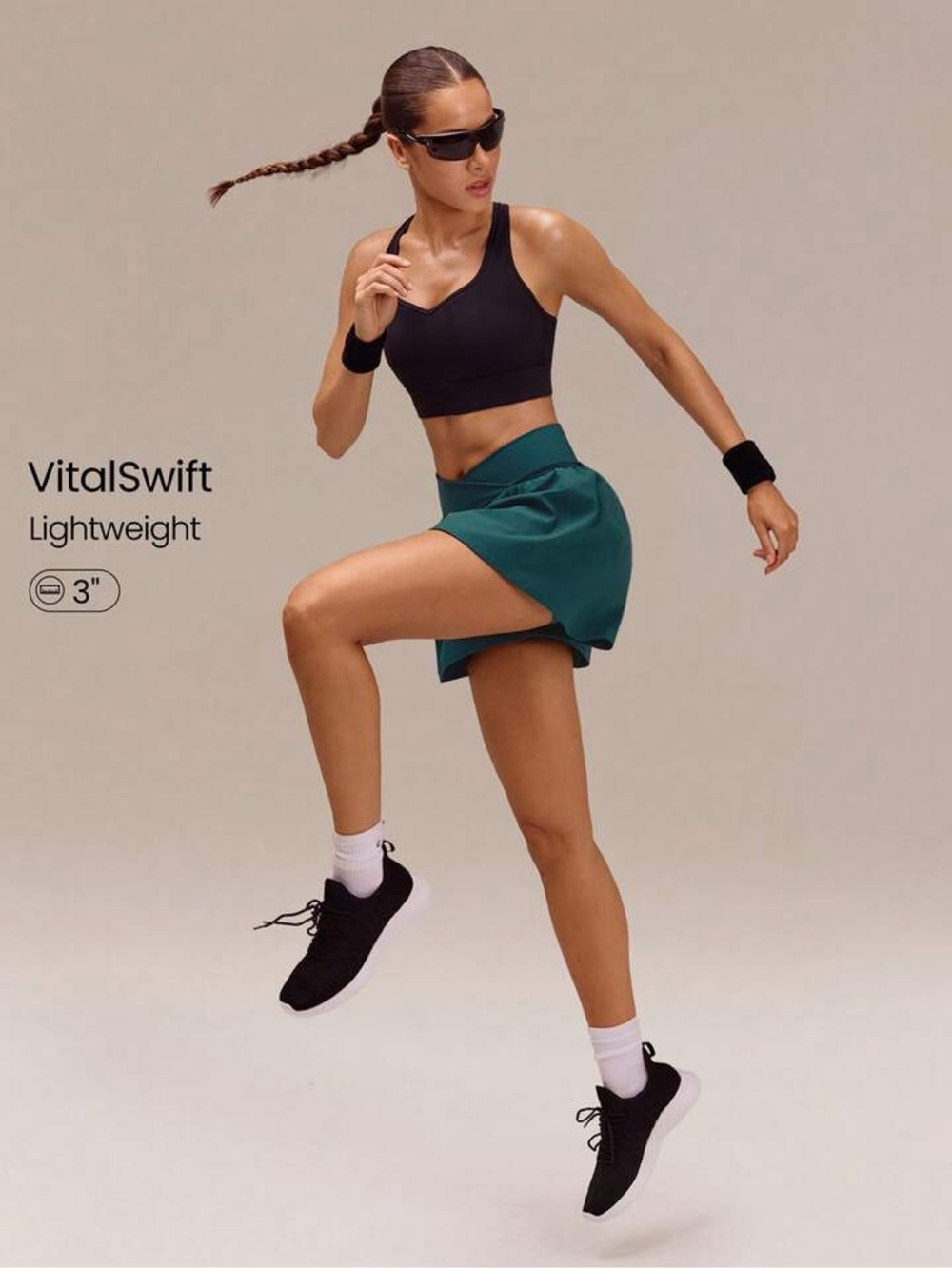 Teal Athletic Skort